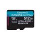 2. KINGSTON microSDXC Canvas Go Plus 512 GB + Adapter