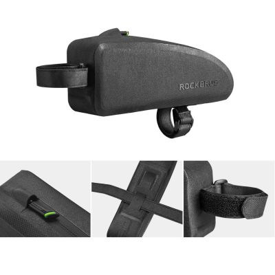 3. Rockbros AS-019 Fahrradrahmentasche wasserdicht 1,5 l - Schwarz