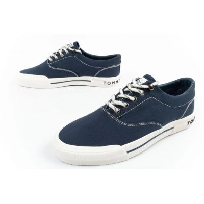 8. Tommy Hilfiger Herren Sportschuhe Sneakers modisch bequem Marineblau