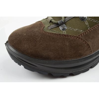 5. Aku Cimon Gore-Tex Herren-Wanderschuhe aus Leder, grün-braun