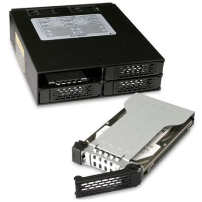 6. Icy Dock MB994SP-4SB-1 Trägerplatte, 13,3 cm (5,25 Zoll), 2,5 Zoll, Aluminium, Metall, CE, REACH