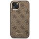 3. Guess GUHCP14MHG4SHW iPhone 14 Plus 6,7 "braun / braunes Hartschalenetui 4G Vintage Gold Logo