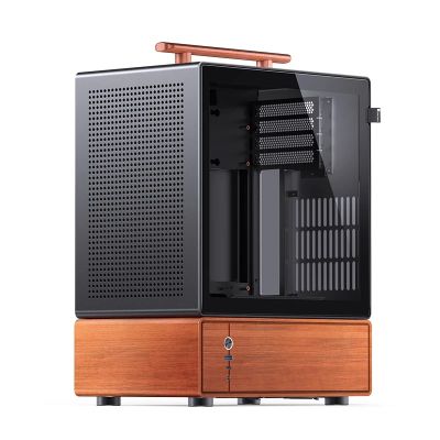 4. Jonsbo T7 PC-Gehäuse, Midi-Tower, mATX, gehärtetes Glas