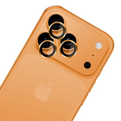 2. 3mk Lens Protection Pro Panzerglas für iPhone 17 Pro / 17 Pro Max - Orange