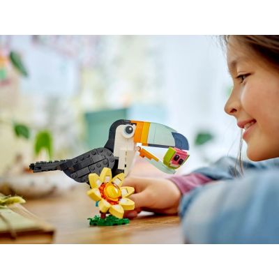 7. LEGO Creator 3-in-1 31173 – Wildtiere: Tropischer Tukan
