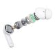 5. 3mk LifePods kabellose In-Ear-Kopfhörer mit Bluetooth 5.3 ANC – Weiß