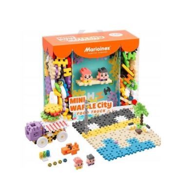 7. Marioinex Mini-Waffel-Bausteine – Stadt: Imbisswagen, 148 Teile