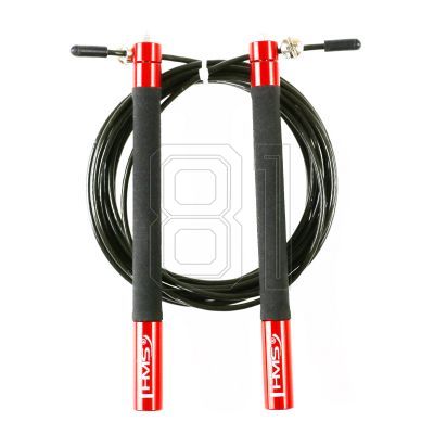 21. HMS SK54 Speed Rope schwarz/rot