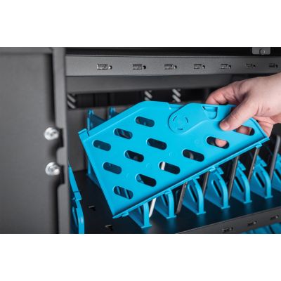 13. DIGITUS mobiler Schrank auf Rollen zum Laden von Notebooks/Tablets bis zu 15,6 Zoll