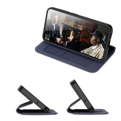 11. Dux Ducis Skin X2 Hülle Samsung Galaxy S23+ Flip Case Wallet Stand blau