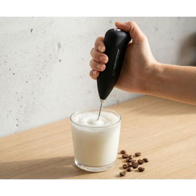 5. Esperanza Latte EKF001K Milchaufschäumer (schwarz)