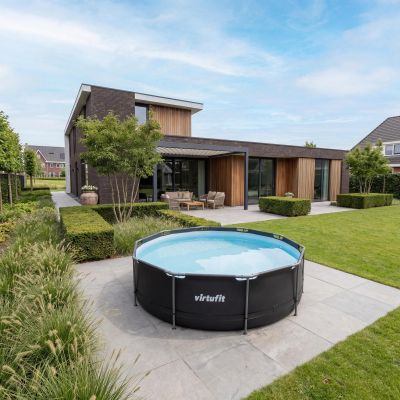 16. VIRTUFIT RUNDER POOL 366 CM MIT FILTERPUMPE