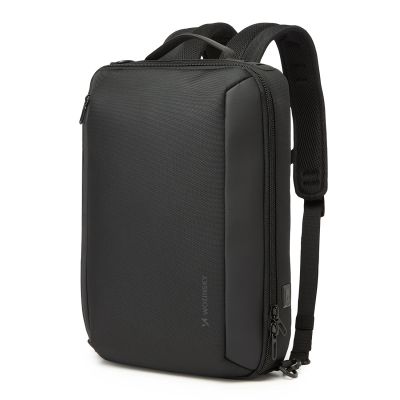 Wozinsky Premium 15,6'' Laptop-Rucksack/Tasche mit Riemen - Schwarz