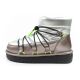 11. D.Franklin Damen Schneestiefel Winter Modische Isolierte Stiefeletten Silber