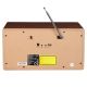 4. Denver MDA-525DW Personal CD Player Wood