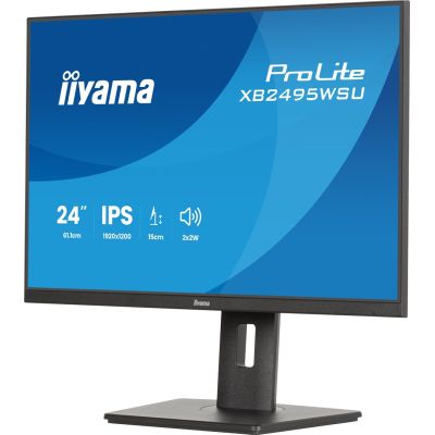 6. iiyama ProLite XB2495WSU-B1 Computermonitor 61,2 cm (24,1 Zoll) 1920 x 1200 px Full HD LCD Schwarz