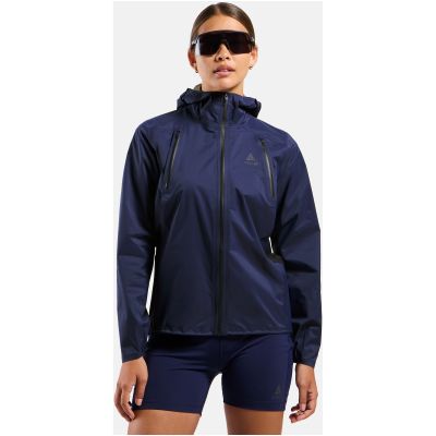 Damen-Regenjacke Odlo X-ALP WATERPROOF PRO Jacket, marineblau