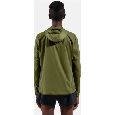 4. Damenjacke ODLO ZEROWEIGHT DUAL DRY PK WATERPROOF, grün