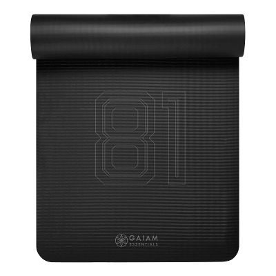 5. 10 mm Fitness Gaiam mat with strap