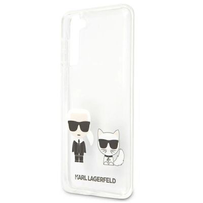 6. Karl Lagerfeld Karl&Choupette Hülle für Samsung Galaxy S21+ - Transparent