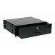 3. 19"-Schubladensystem für 3U-Serverschränke, abschließbar BK (EZD-3-B)