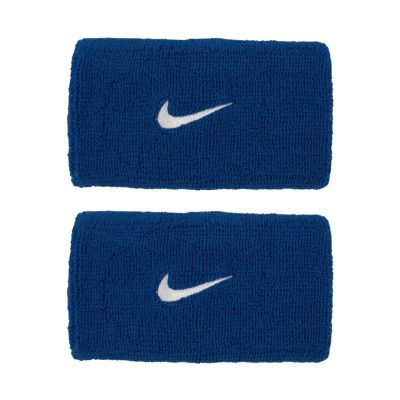 Frottee-Schweißbänder SWOOSH CLASSIC DOUBLEWIDE WRISTBANDS 2PK