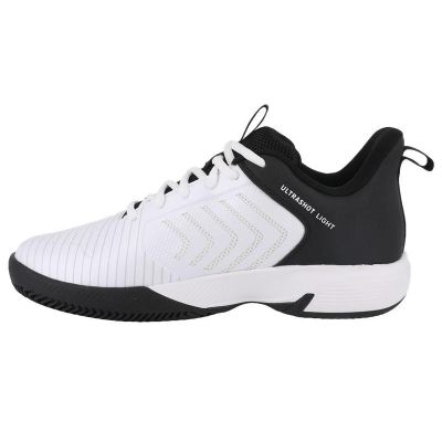 5. K-Swiss ULTRASHOT LIGHT CLAY WHIT/BLACK-M Sneaker (04742-102-M)