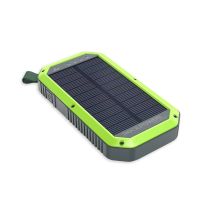 RealPower Powerbank PB-10000 Solar Schwarz 10.000 mAh