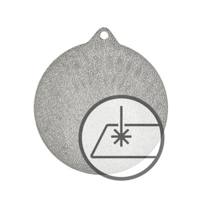 2. Medaille mit Gravur auf Laminat