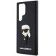6. Karl Lagerfeld 3D Rubber Ikonik Case für Samsung Galaxy S24 Ultra - Schwarz