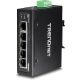 3. TRENDnet Industrie Switch 5 Port Gbit IP30 DIN-Schiene Metall