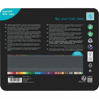 4. Faber-Castell 116490 Buntstifte, verschiedene Farben, 100 Stück.