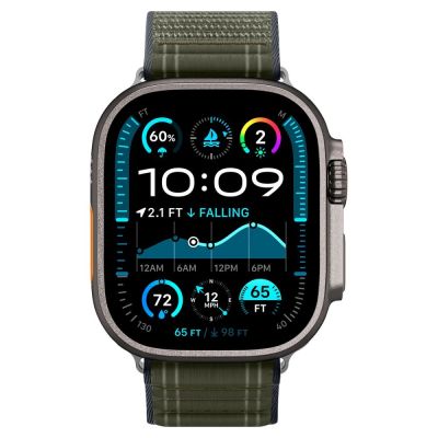 2. Spigen WBF0 Armband für Apple Watch 44 / 45 / 46 / 49 mm - Grün