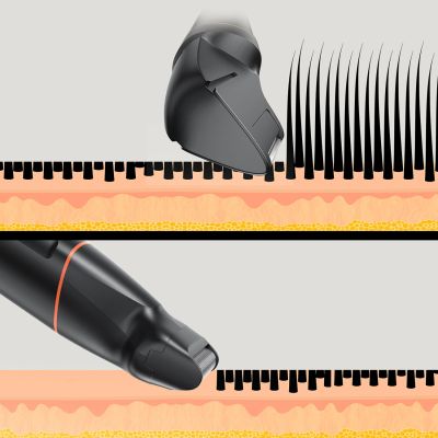 19. MAXGROOM LK-881 Multifunktionstrimmer mit austauschbaren Aufsätzen – schwarz