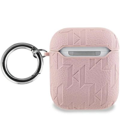 2. Karl Lagerfeld Monogram Choupette Head Case für AirPods 1/2 – Rosa