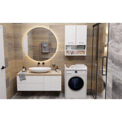 7. Waschmaschinenschrank POLA NP WEISS