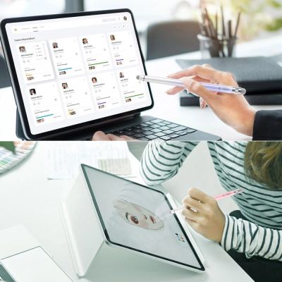 7. Tech-Protect USP100 4-Spitzen-Touch-Eingabestift – schwarz