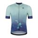 Rogelli NEBULA T-Shirt, blau und mintgrün, 3XL