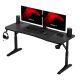 6. Huzaro Hero 4.6 Schwarzer Gaming-Schreibtisch