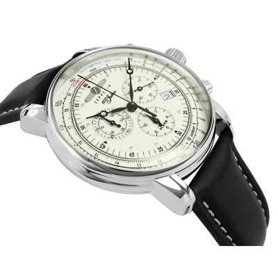 2. Herrenarmbanduhr ZEPPELIN 100 Yahre 8680-3 + BOX