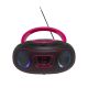 8. Denver TCL-212BT PINK tragbarer CD-Player, schwarz, pink