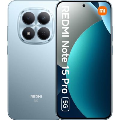 9. Xiaomi Redmi Note 15 Pro 5G, 17,4 cm (6,83 Zoll), 8 GB RAM, 256 GB Speicher, 6580 mAh Akku, Blau