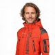 7. Geographical Norway Techno MEN 056 BS3 Herren Sportjacke mit verstellbarer Kapuze, wasserdicht, rot (WU1060H/GN)