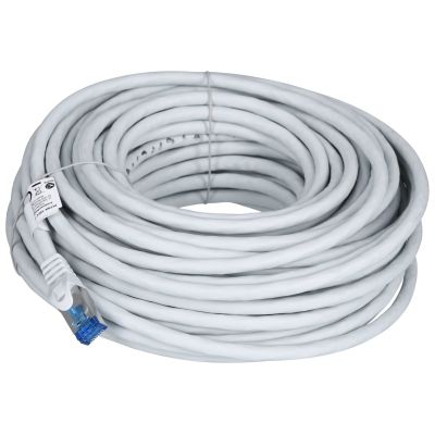 LANBERG S/FTP-Patchkabel KAT.6A 20 m GRAU LSZH CCA (FLUKE-geprüft) PCF6A-10CC-2000-S