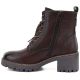 3. Braune Damen-Lederstiefeletten mit Blockabsatz M.Daszyński OL77-3