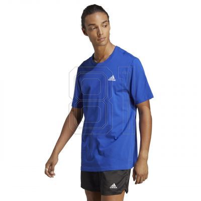 7. adidas Essentials Single Jersey T-Shirt mit kleinem, besticktem Logo, M IC9284