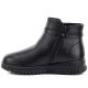7. Bequeme Damen-Ankle-Boots mit Keilabsatz, schwarz, Potocki PT16397