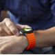 4. Tech-Protect Silikon-Sportarmband für Samsung Galaxy Watch 4/5/5 Pro/6/7/FE – Orange