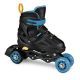 10. Spokey Quattro 4IN1 SPK-943434 Inlineskates Größe 38-41 BK/DBL