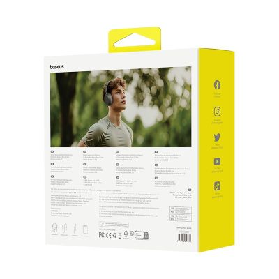 8. Baseus Bass 35 Max Kabellose Kopfhörer (Grau)